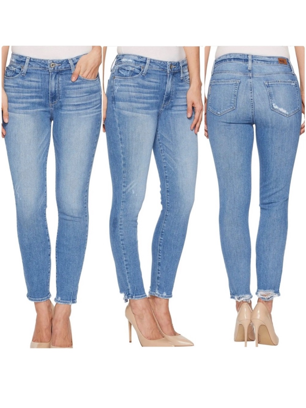 PAIGE Hoxton Crop Jeans size 29, high rise denim